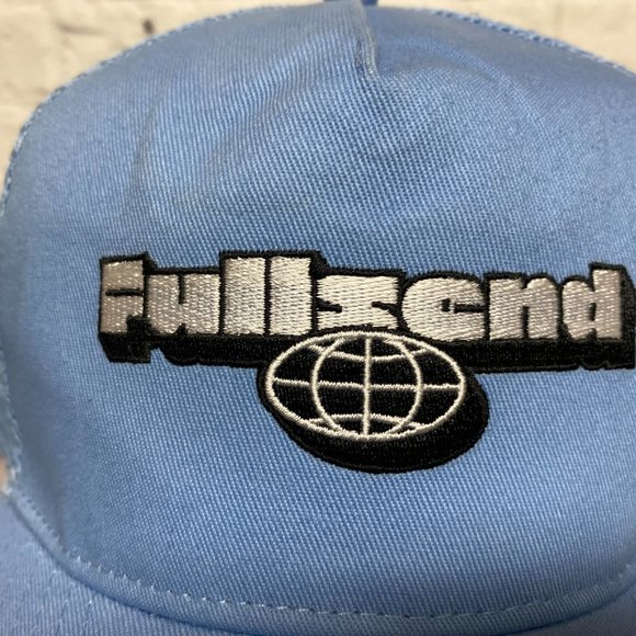 Full Send NELK Boys Hat Cap Snapback Blue Trucker Mesh Embroidered One Size - Picture 6 of 8